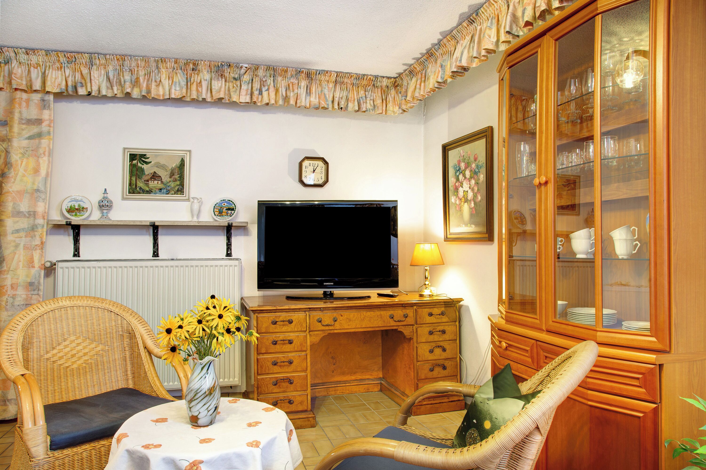 Fernseher, Tischtennisplatte