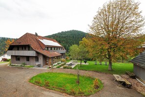 Exterior - 'Lug Ins Tal - 2 Häuser' with Mountain View, Private Terrace and Wi-Fi (Baiersbronn)