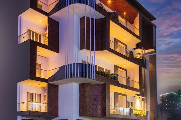 Façade de l’hébergement