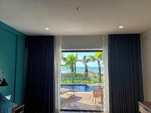 In-room safe, desk, laptop workspace, soundproofing - Hudor Resort (Bauang)