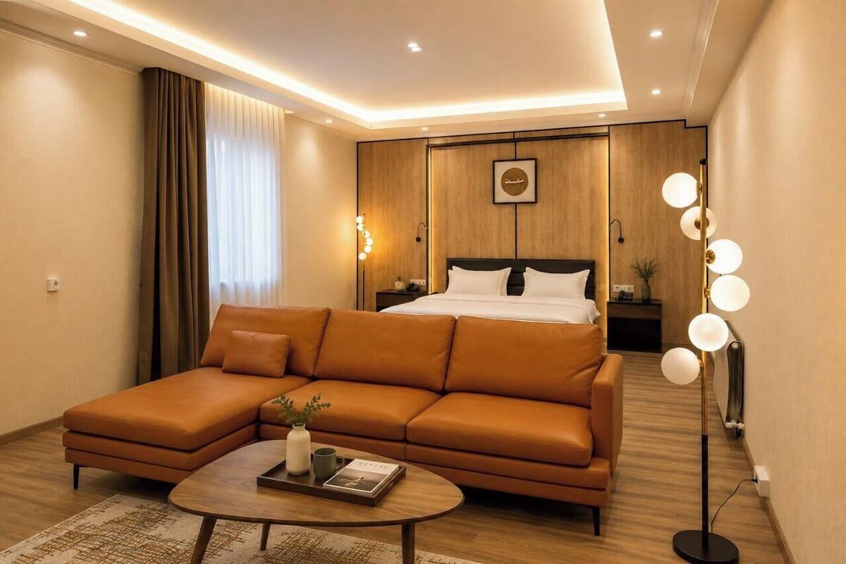 Habitación de lujo, vistas a la ciudad | Ropa de cama de alta calidad, colchones viscoelásticos, minibar