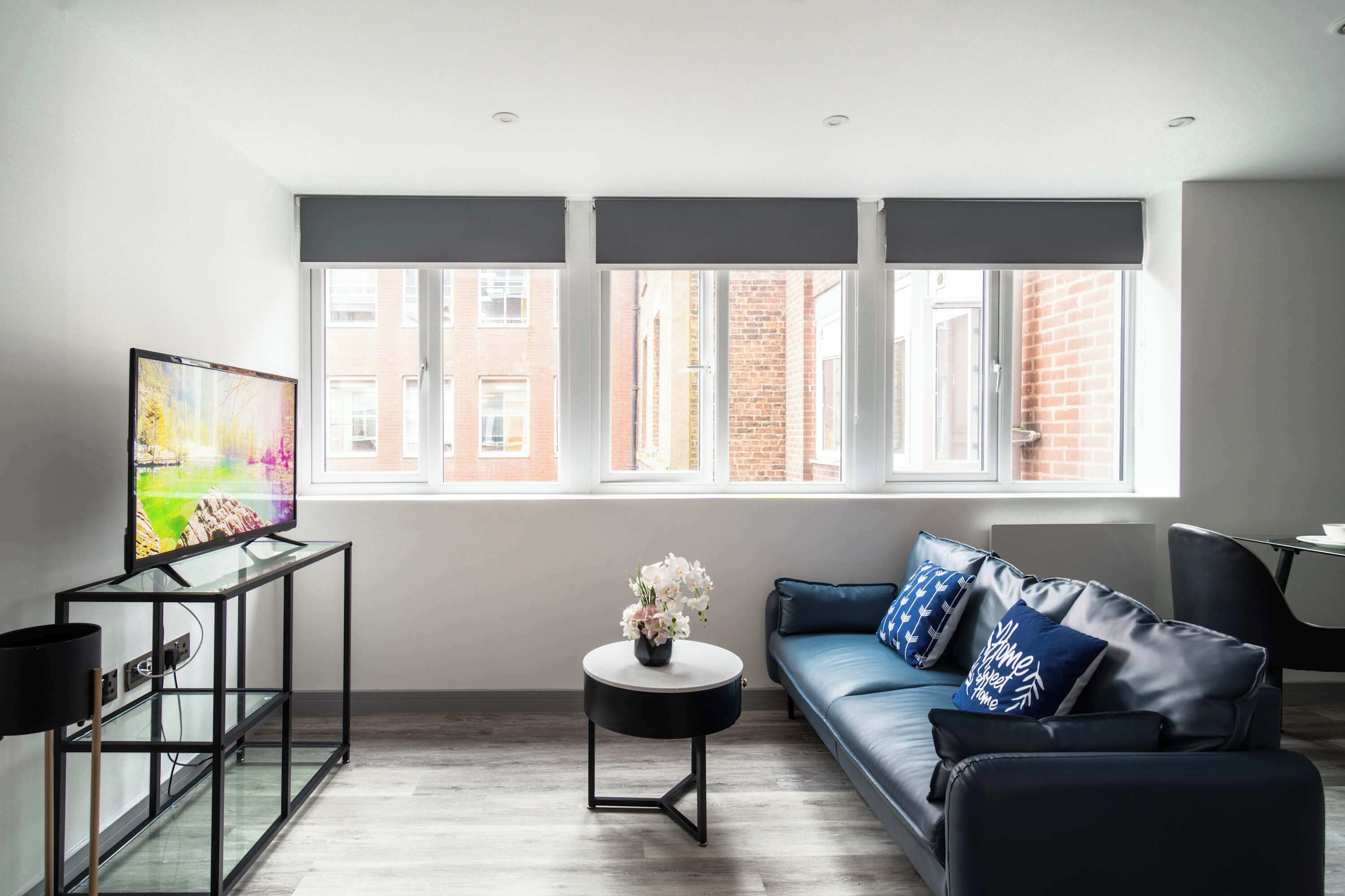 Televisión y oficina 