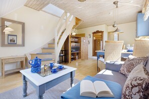 Living area - Ihr Appartement mit Wattkieker für Vier Personen am Lister Königshafen (List auf Sylt)