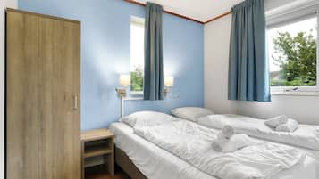4 slaapkamers, een strijkplank/strijkijzer, gratis wifi