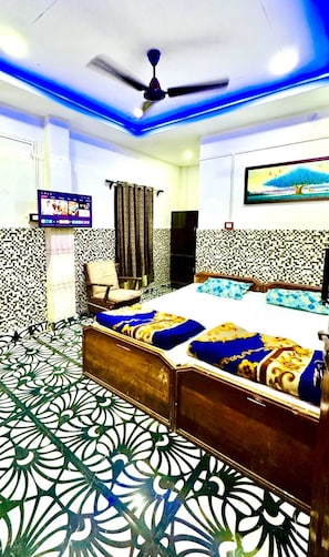 Suite, pemandangan kota | Wi-Fi gratis dan seprai linen