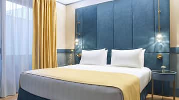 1 soveværelse, premium-sengetøj, dundyner