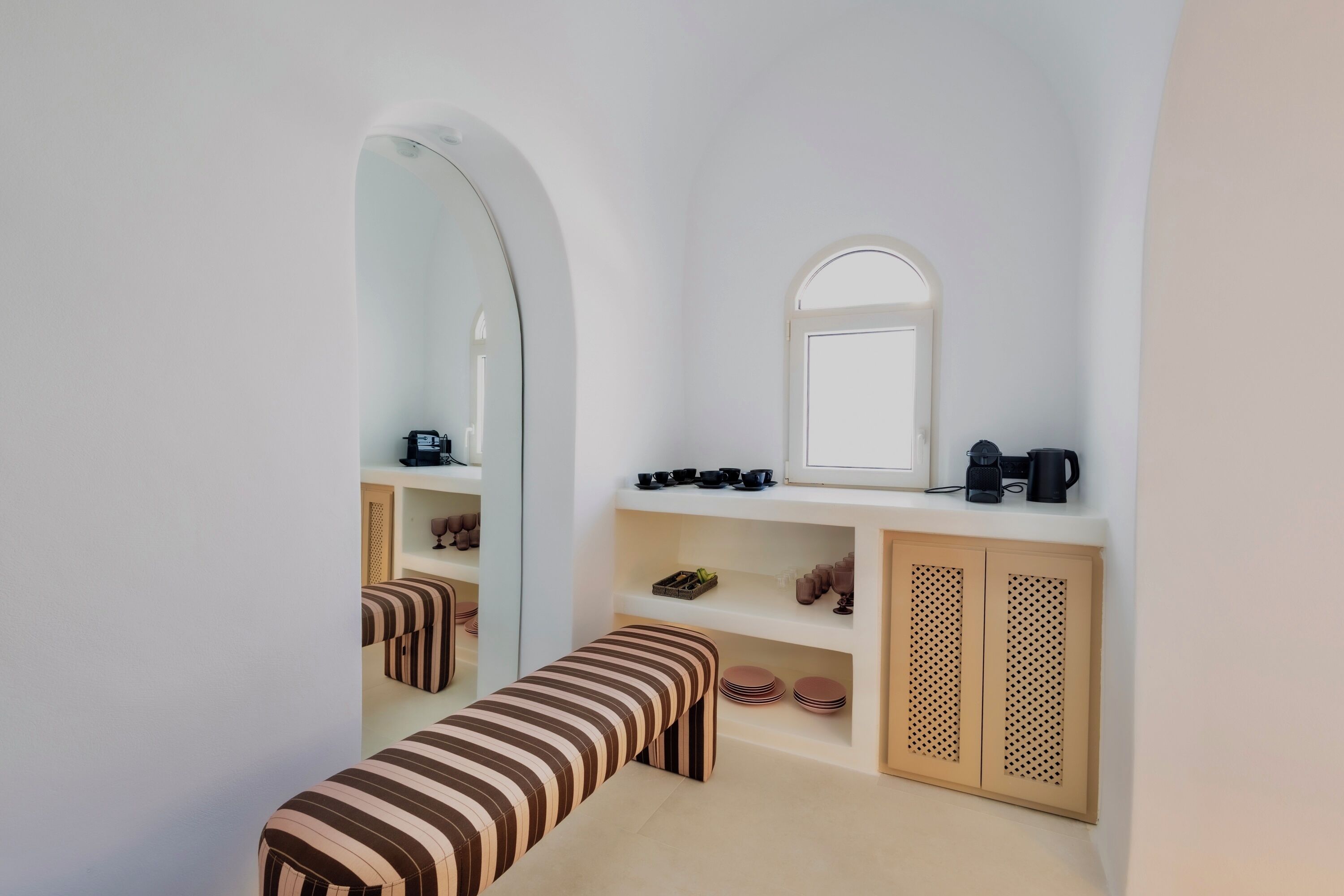 プレミアム スイート ス  パ浴槽 シービュー | リビング エリア | テレビ