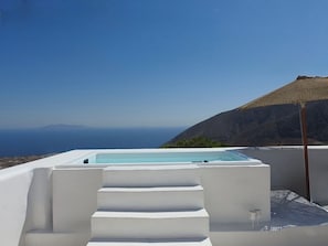 Deluxe-suite - privat pool - havudsigt | Terrasse/gårdhave