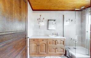 Shower, hair dryer