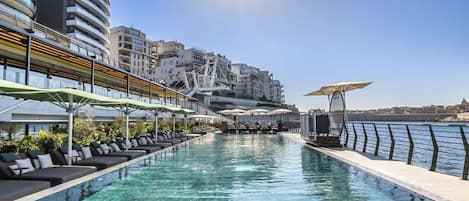 Indoor pool, outdoor pool