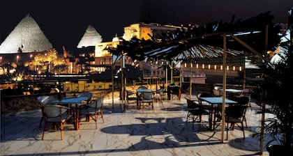 Topview Pyramids And Museum