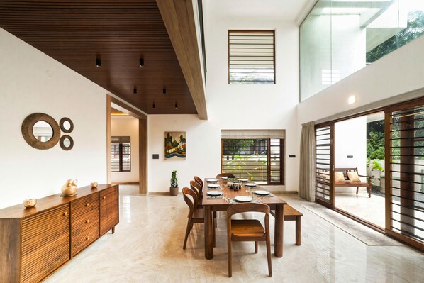 Dining - The Zenith - Premium Pool Villa at Kakkanad (Kochi)