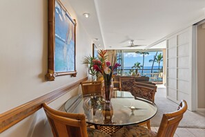 Dining -  Ultimate Oceanfront Paradise-Spectacular Ocean Views-Mana Kai Maui Resort 405C (Kihei, Maui)