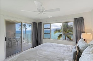 2 bedrooms, iron/ironing board, free WiFi, bed sheets - Oceanfront Bliss at Royal Mauian #405–Stunning Views, Prime South Kihei Location (Kihei, Maui)