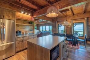 Interior - High Country Cabin -  Mountain & Fontana Lake Views - Hot Tub (Almond)