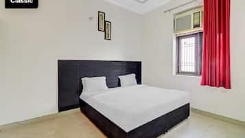 Habitación doble | Insonorización, camas extra gratis y ropa de cama