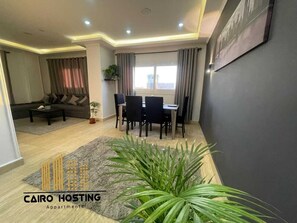 Interior - Modern apartment in charming New Cairo with AC, WiFi (القاهره الجديده)