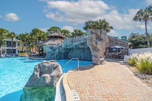 Indoor pool, a heated pool