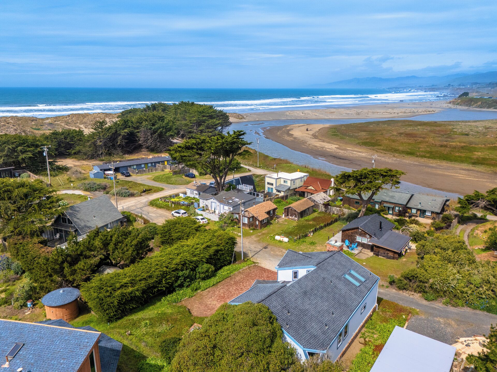 منظر من الجو على ارتفاع عالٍ