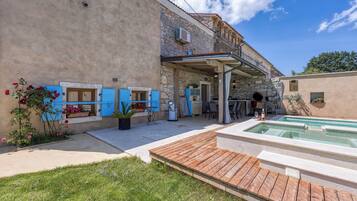Honeymoon House, Multiple Bedrooms, 2 Bathrooms (Foska Country Home with Pool) | Terrace/patio
