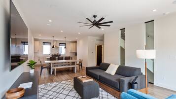 Townhome, 2 Bedrooms | Living area | Smart TV, streaming services