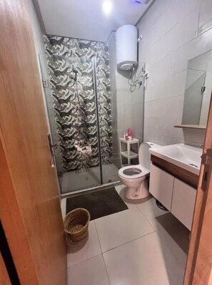 Towels, soap, toilet paper