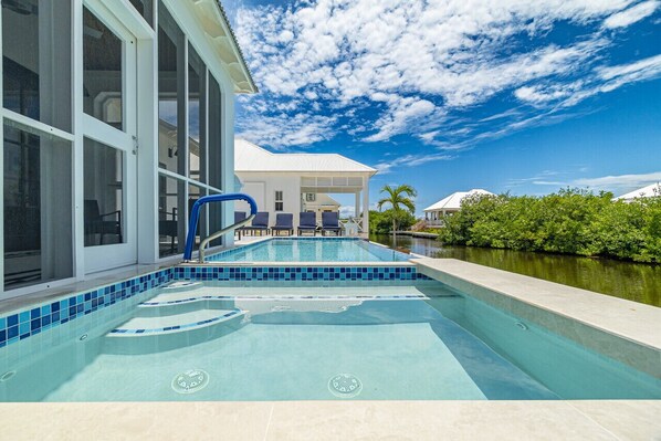 Una piscina climatizada