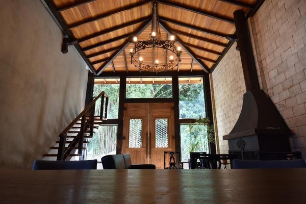 Interior entrance