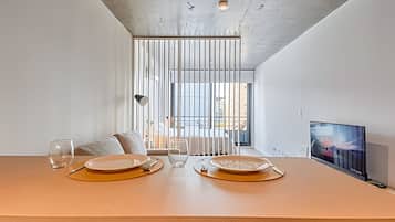 1 bedroom, iron/ironing board, bed sheets