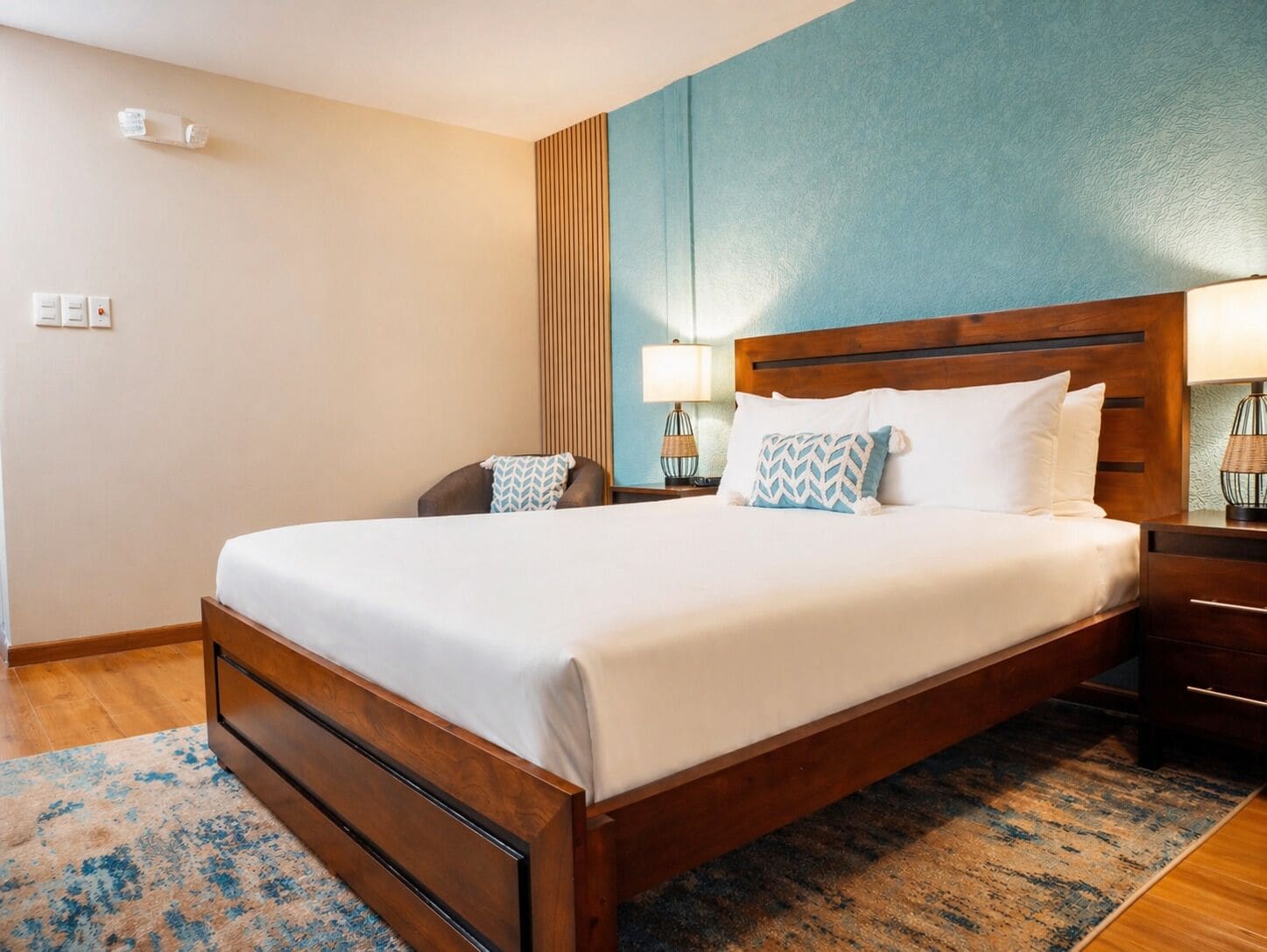 Premium bedding, Tempur-Pedic beds, in-room safe, individually furnished