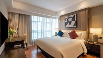 Suíte família, vista para a cidade | Roupas de cama de algodão egípcio, roupas de cama premium