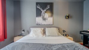 1 soverom, strykejern/-brett, reiseseng for barn og wi-fi (inkludert)