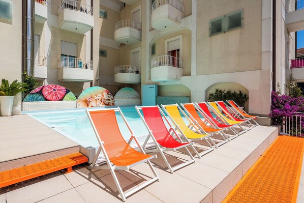 Seasonal outdoor pool - Hotel Villa Marina (Rimini)