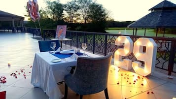 Couples dining
