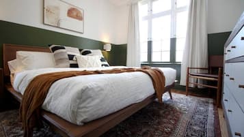 Apartemen Romantis, dapur, pemandangan kota | 1 kamar tidur, setrika/meja setrika, dan Wi-Fi gratis