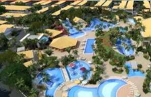 Outdoor pool, a heated pool - Lacqua II Andrian & Silva (Solar de Caldas Caldas Novas)