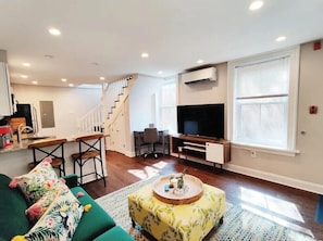 Deluxe Apartment, Patio | Living area