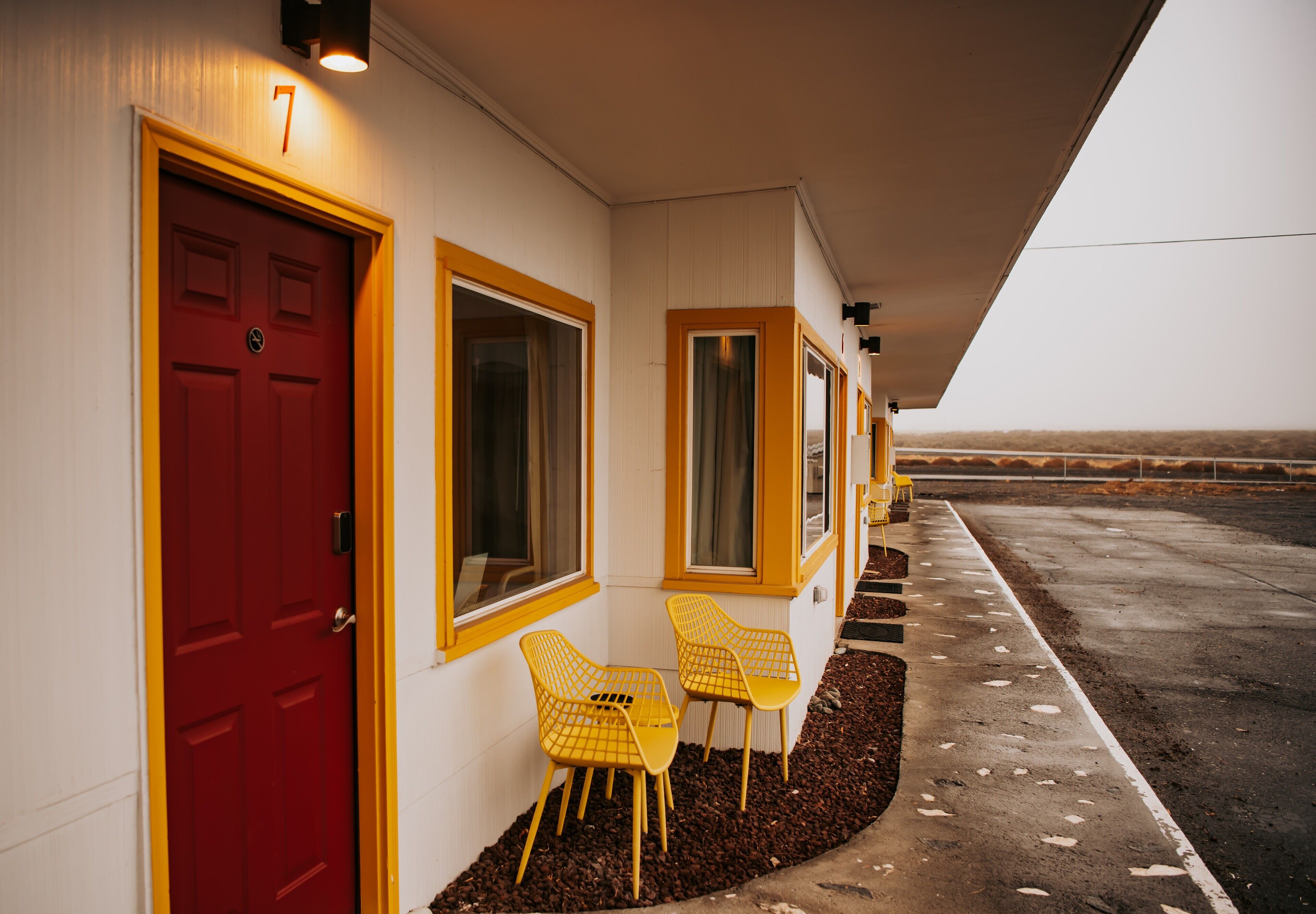 Fassade der Unterkunft