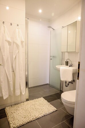 Shower, hair dryer, towels, soap - Stilvoll Innenstadt Parken (Hameln)