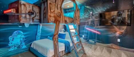 9 quartos, berço de viagem, Wi-Fi, roupa de cama