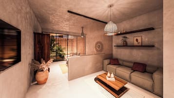 Studio Tiêu chuẩn, không hút thuốc | Két bảo mật tại phòng, khu vực làm việc phù hợp cho laptop