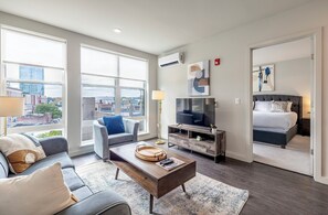 Apartment, 2 Bedrooms, Kitchen | Living area - The Asher (Stamford)