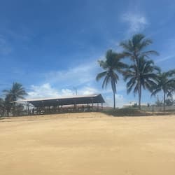 On the beach, free beach cabanas