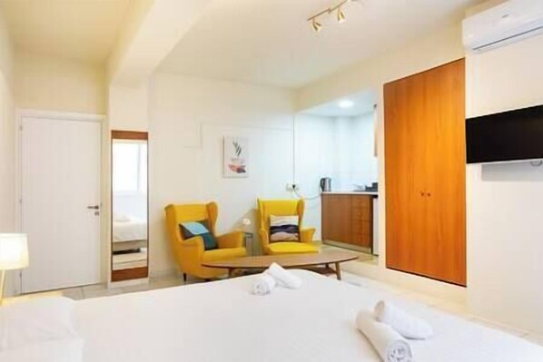 1 soverom, strykejern/-brett, wi-fi og sengetøy