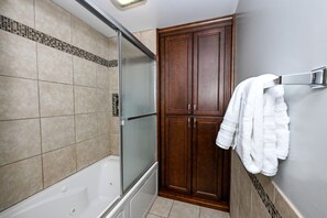 Hair dryer, towels
