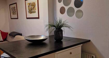 Cosy room with minikitchen in charming Miðvágur, close to the airport.