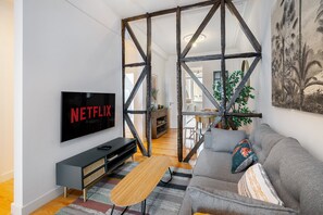 Apartment, 2 Bedrooms | Living area | Flat-screen TV