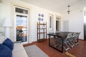 Apartment, 4 Bedrooms | Living area - Luxury Lisbon Penthouse: Designer Decor & Epic Views (Lisbon)