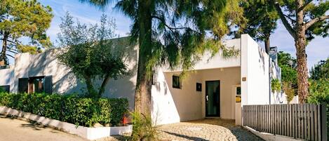 Majoituspaikan julkisivu