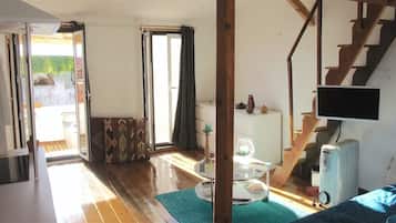 Apartment, 2 Bedrooms | Living area